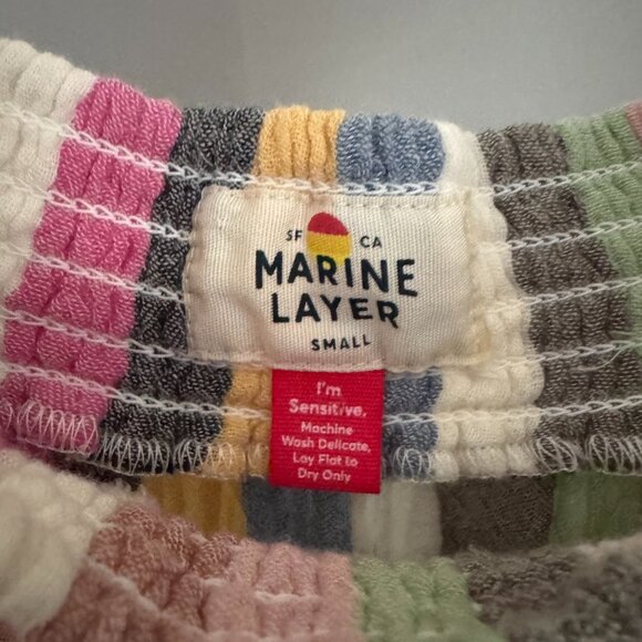 Marine Layer Shirley Rainbow Striped Dress - Picture 3 of 3